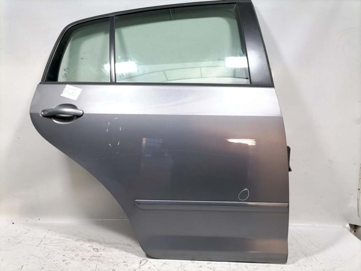 VW Golf Plus 2 original T&uuml;r hinten rechts LA7T United Grey Rohbau Bj.2009